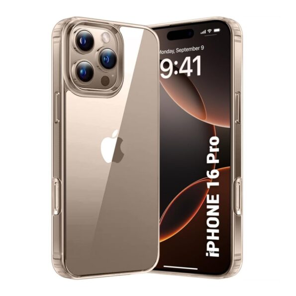 Ultra-Hybrid Crystal Clear Back Case Cover for iPhone 16 Pro