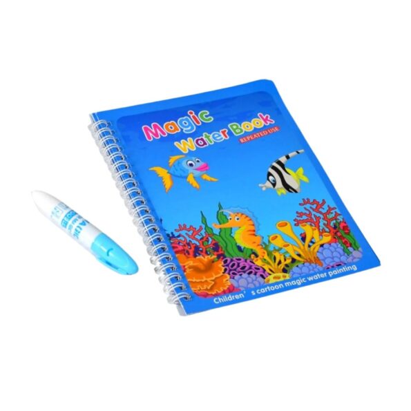 Magic Water Quick Dry Book – Reusable Water Coloring Book for Kids