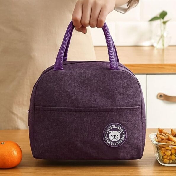 Lunch Box Bag for Women & Men – Insulated Lunch Bag with Zipper (1 Pc)