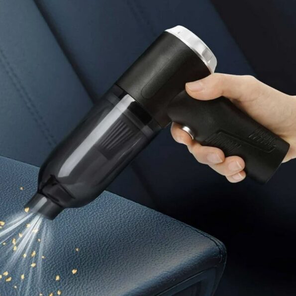 3-in-1 Mini Car Vacuum Wireless, Rechargeable, Blower & Dust Cleaner for Car, Home & Keyboard